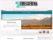 Tablet Screenshot of erreguerenapropiedades.com